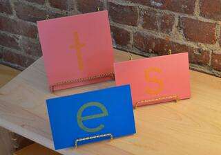 sandpaper letters