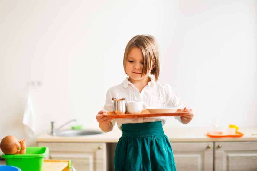 Carrying a Tray